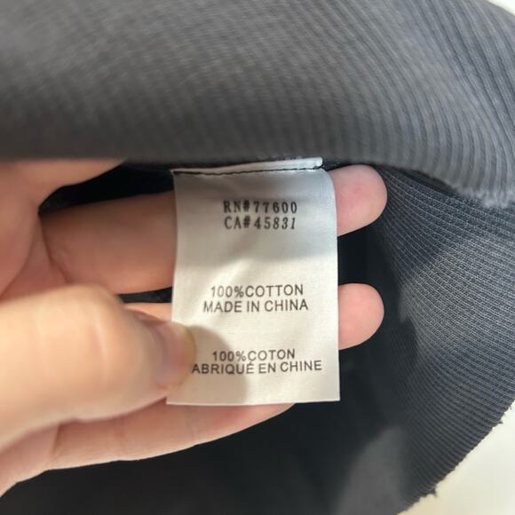 Sandrine Rose Parisian Dolls Zip Up Hoodie Sweatshirt Black Women Medium NWT - Picture 12 of 13